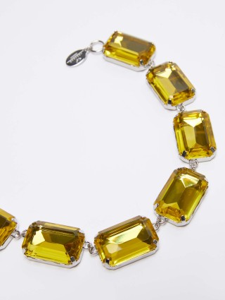 Желтое колье WEEKEND ACCESSORIES: фото 1 - Invogue