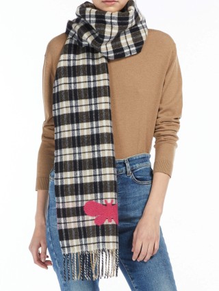 Бежевый шарф WEEKEND ACCESSORIES: фото 3 - Invogue