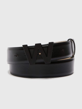 Чорний ремінь WEEKEND ACCESSORIES : фото - Invogue