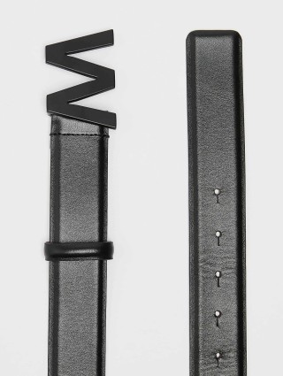 Чорний ремінь WEEKEND ACCESSORIES : фото 1 - Invogue