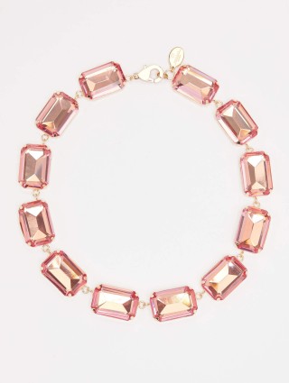 Розовое колье WEEKEND ACCESSORIES: фото - Invogue