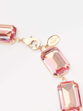 Розовое колье WEEKEND ACCESSORIES: фото 1 - Invogue