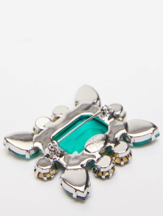 Зелена брошка WEEKEND ACCESSORIES : фото 1 - Invogue