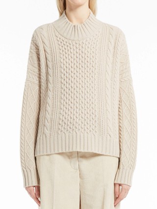 Бежевый свитер WEEKEND MAX MARA: фото 1 - Invogue