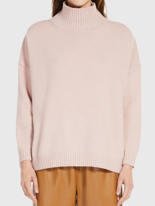 Розовый свитер WEEKEND MAX MARA: фото 1 - Invogue