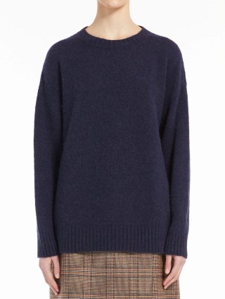 Синий свитер WEEKEND MAX MARA: фото 1 - Invogue