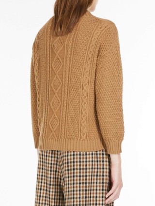 Бежевый свитер WEEKEND MAX MARA: фото 2 - Invogue