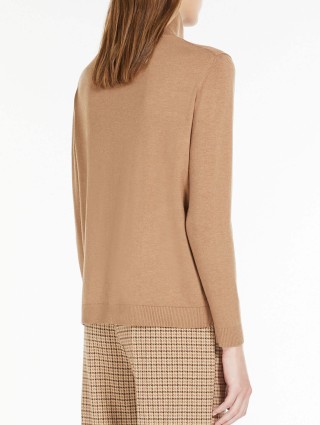 Бежевый свитер WEEKEND MAX MARA: фото 2 - Invogue