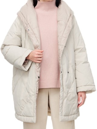 Бежевое пальто WEEKEND MAX MARA: фото 3 - Invogue