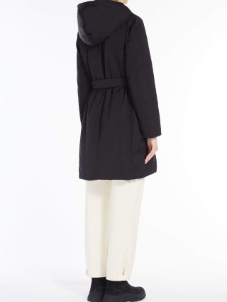 Чорне пальто WEEKEND MAX MARA : фото 3 - Invogue