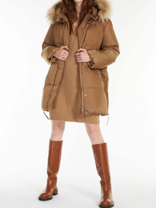 Бежеве пальто WEEKEND MAX MARA : фото 4 - Invogue