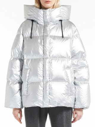 Серебристая куртка WEEKEND MAX MARA: фото 1 - Invogue