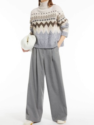 Сірі брюки WEEKEND MAX MARA : фото 3 - Invogue