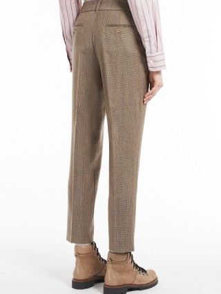 Коричневые брюки WEEKEND MAX MARA: фото 2 - Invogue