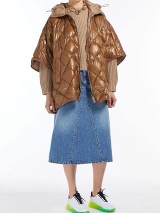 Бежевая куртка WEEKEND MAX MARA: фото 4 - Invogue