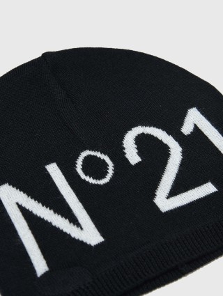 Чорна шапка № 21 KIDS : фото 2 - Invogue