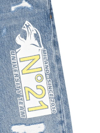 Джинсы № 21 KIDS (24463): фото 2 - Invogue