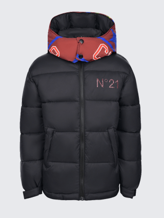 Чорна куртка  № 21 KIDS : фото - Invogue