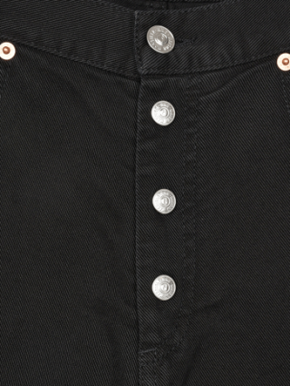 Чёрные джинсы MM6 MAISON MARGIELA KIDS: фото 3 - Invogue