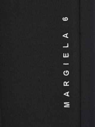 Чорні брюки MM6 MAISON MARGIELA KIDS : фото 2 - Invogue