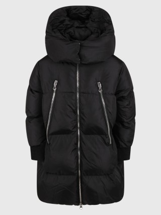 Чорна куртка MM6 MAISON MARGIELA KIDS : фото - Invogue