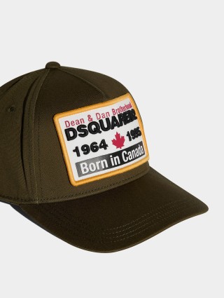 Зелена кепка DSQUARED KID : фото 4 - Invogue