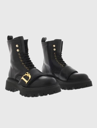 Чорні черевики DSQUARED KID : фото 1 - Invogue