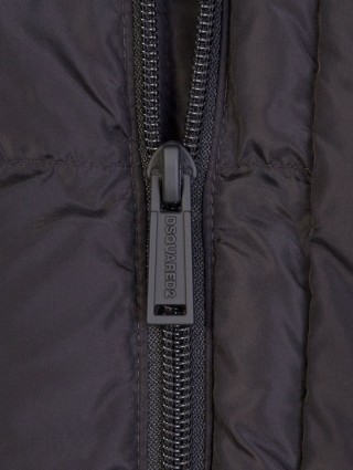 Чорна куртка  DSQUARED KID : фото 4 - Invogue