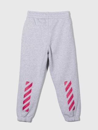 Серые брюки спорт OFF-WHITE KIDS: фото 1 - Invogue