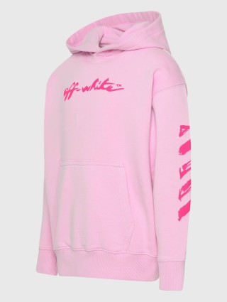 Рожева толстовка OFF-WHITE KIDS : фото 1 - Invogue
