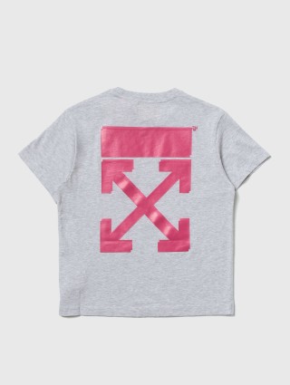 Сіра футболка OFF-WHITE KIDS : фото 1 - Invogue