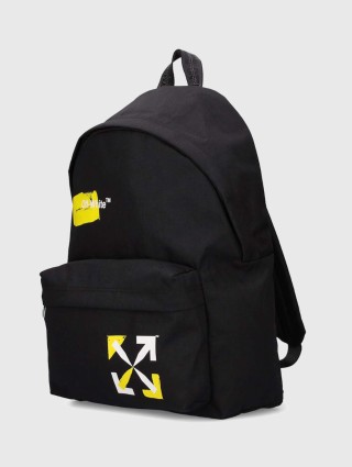 Чёрный рюкзак OFF-WHITE KIDS: фото 1 - Invogue