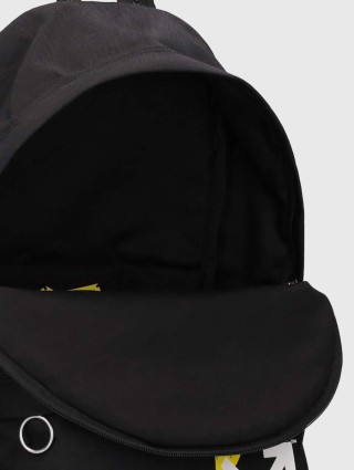 Чёрный рюкзак OFF-WHITE KIDS: фото 4 - Invogue