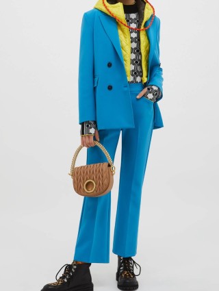 Бирюзовые брюки MAX&CO: фото 4 - Invogue