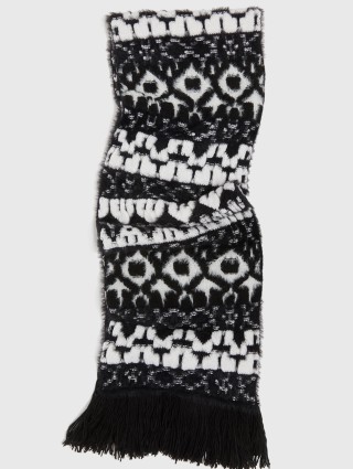 Чёрный шарф MAX&CO: фото - Invogue