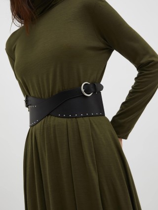 Чорний ремінь MAX&CO : фото 3 - Invogue