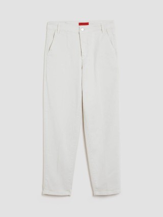 Молочные брюки MAX&CO: фото - Invogue