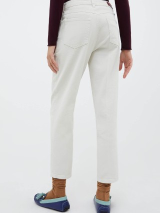 Молочные брюки MAX&CO: фото 2 - Invogue