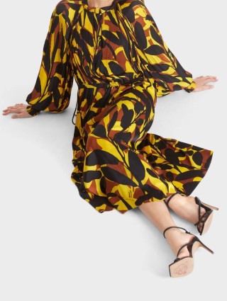 Жовта сукня MARC CAIN : фото 5 - Invogue