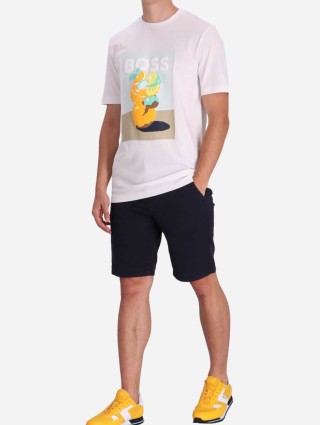 Біла футболка BOSS : фото 3 - Invogue