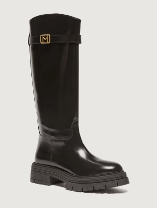 Чорні чоботи MARELLA : фото 2 - Invogue