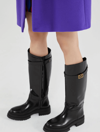 Чорні чоботи MARELLA : фото 4 - Invogue