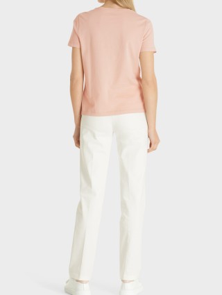 Бежевая футболка MARC CAIN: фото 2 - Invogue