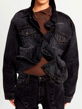 Чорна куртка Y/PROJECT : фото 1 - Invogue