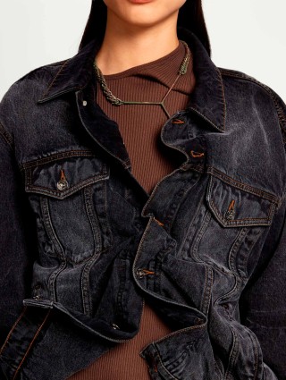 Чорна куртка Y/PROJECT : фото 4 - Invogue