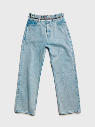 Голубые джинсы Y/PROJECT: фото - Invogue