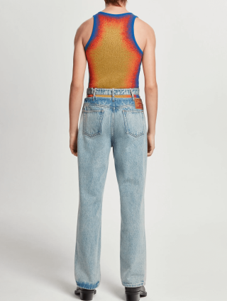 Голубые джинсы Y/PROJECT: фото 2 - Invogue