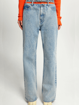 Голубые джинсы Y/PROJECT: фото 5 - Invogue