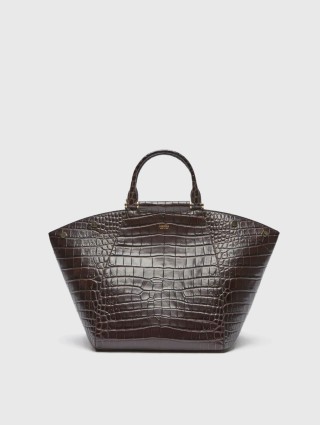 Коричневая сумка MAX MARA: фото - Invogue