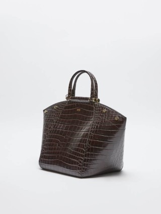 Коричневая сумка MAX MARA: фото 1 - Invogue